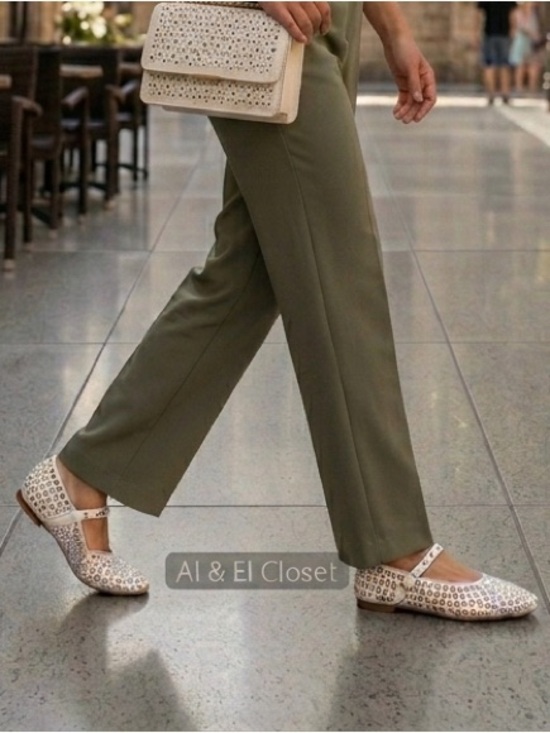 a new day Shoes - A New Day Issa Flats White Studded Mary Jane Shoes Vegan | Sz 6.5 | New With Box